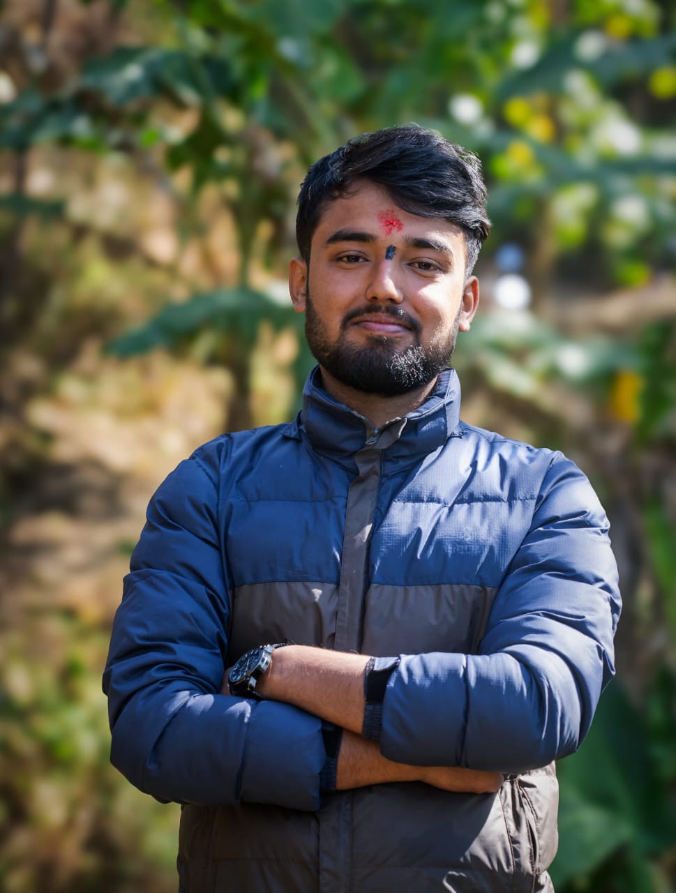 Abstract developer workspace with code on screen